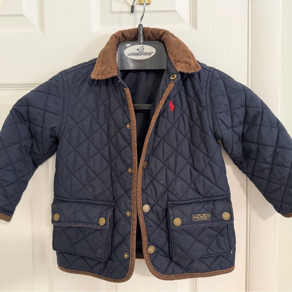Ralph Lauren Kids Navy Quilted Jacket